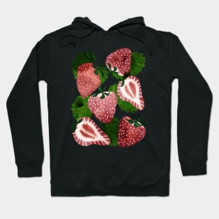 Strawberries pattern Hoodie